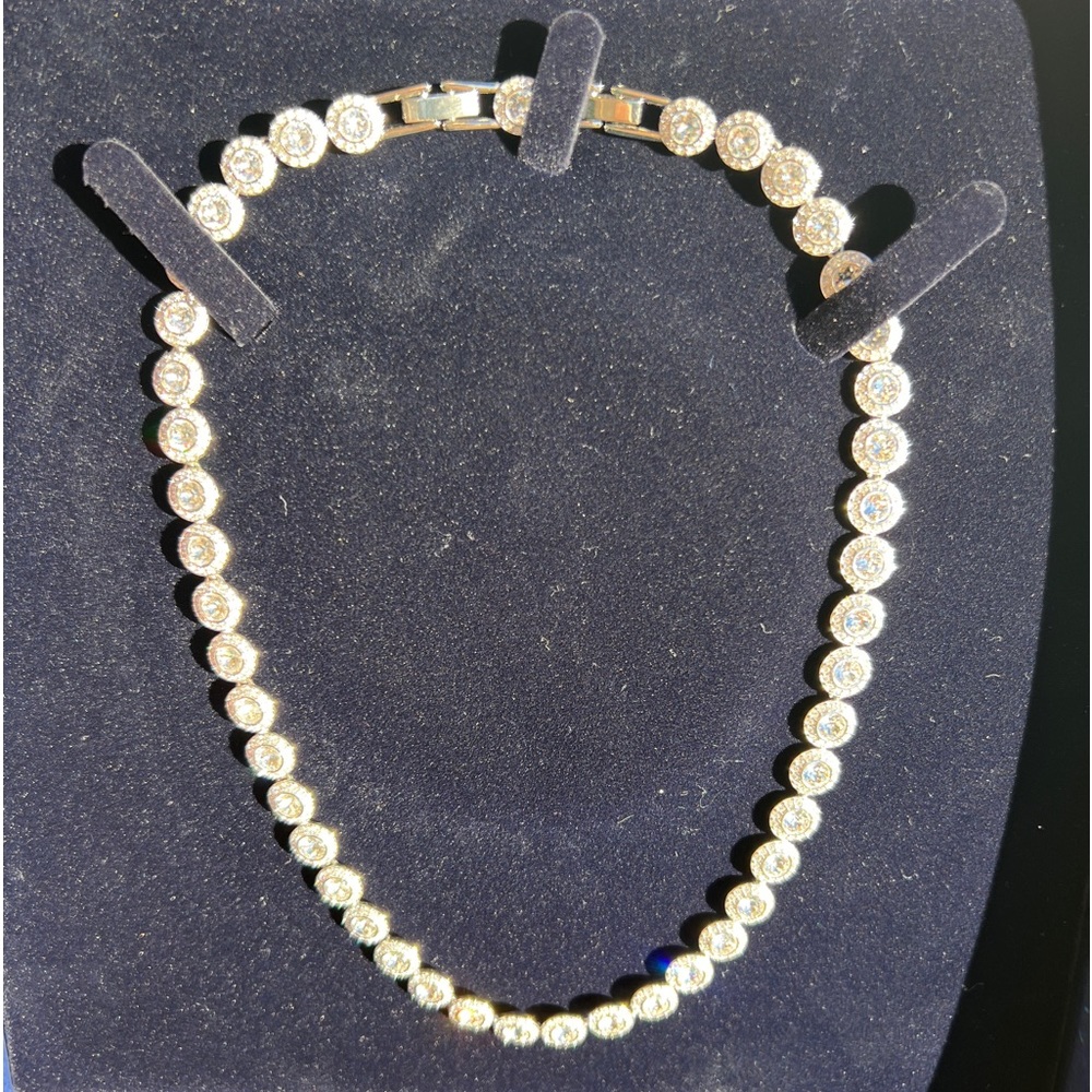 Swarovski Matrix Tennis Necklace.